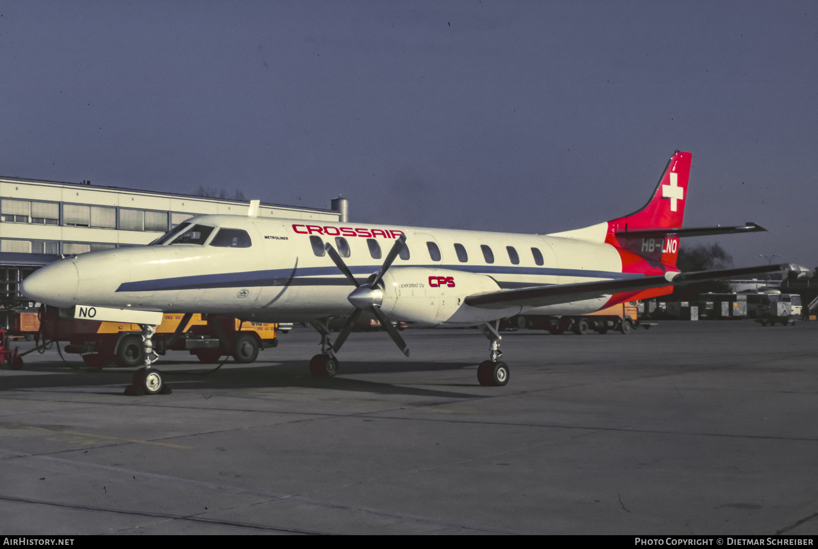 Aircraft Photo of HB-LNO | Fairchild Swearingen SA-227AC Metro III | Crossair | AirHistory.net #653391