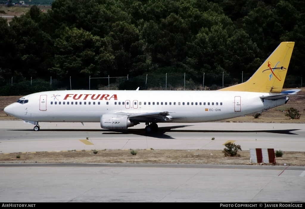 Aircraft Photo of EC-GYK | Boeing 737-4Y0 | Futura International Airways | AirHistory.net #653411
