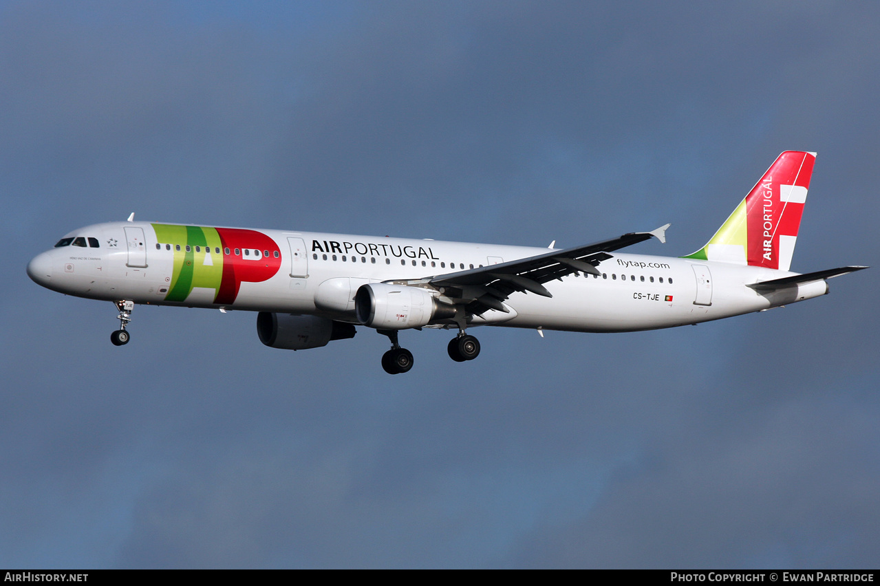 Aircraft Photo of CS-TJE | Airbus A321-211 | TAP Portugal | AirHistory.net #653424