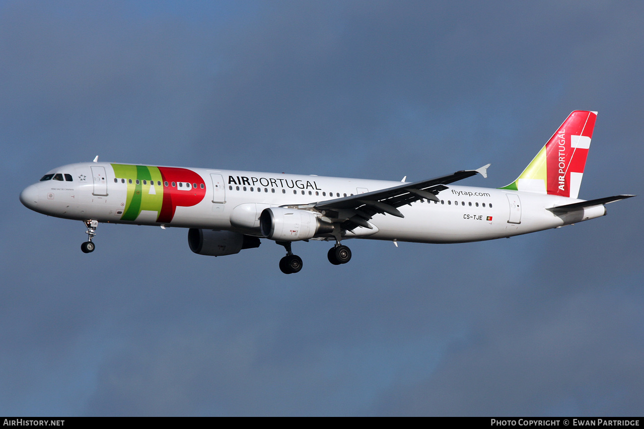 Aircraft Photo of CS-TJE | Airbus A321-211 | TAP Air Portugal | AirHistory.net #653424