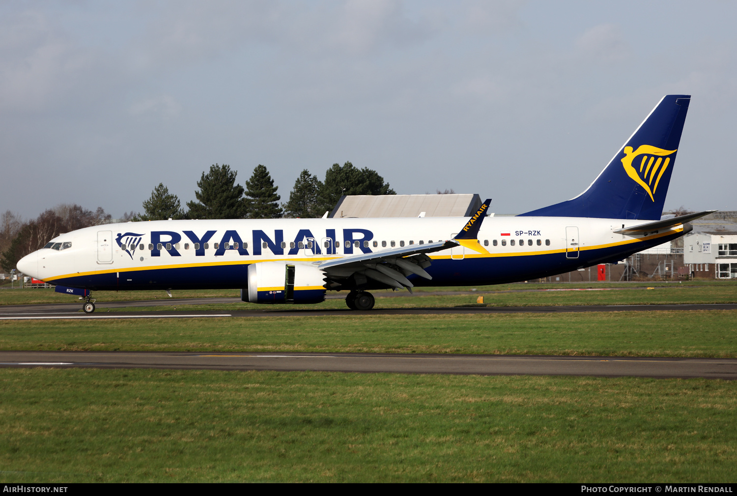 Aircraft Photo of SP-RZK | Boeing 737-8200 Max 200 | Ryanair | AirHistory.net #653426