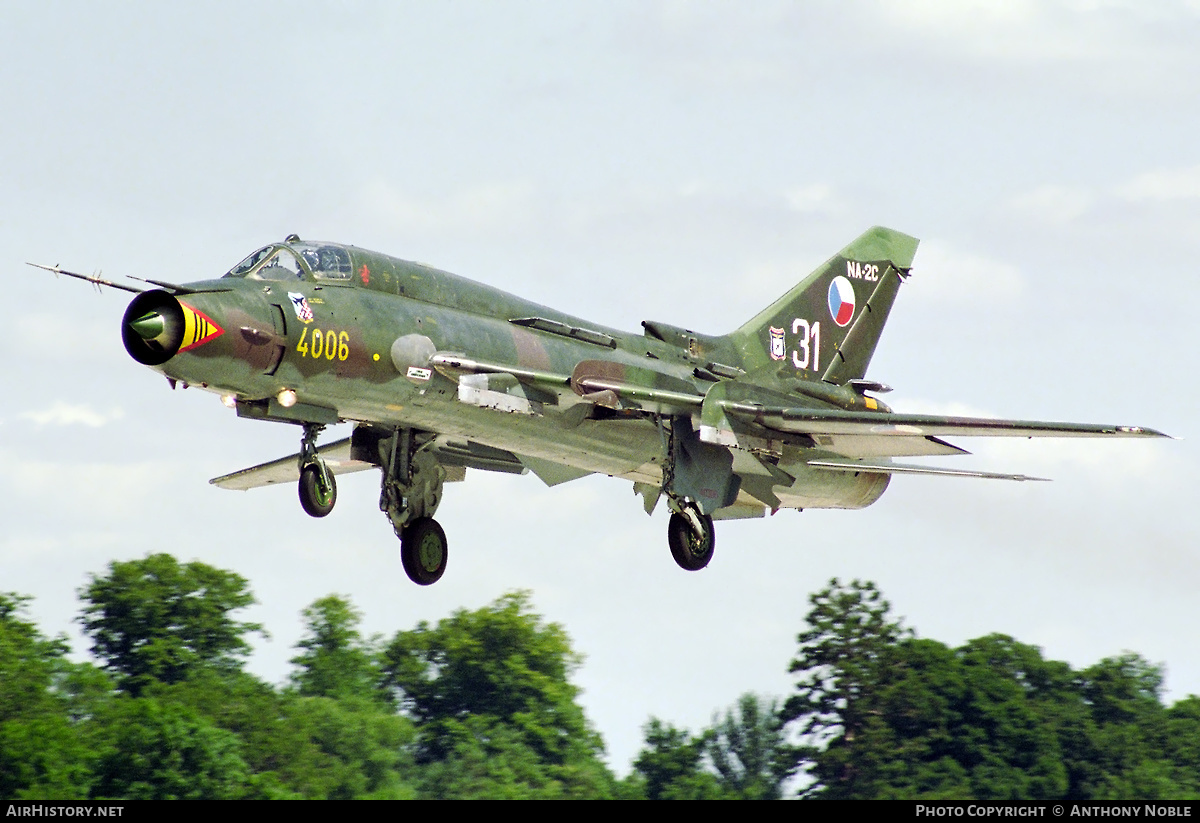Aircraft Photo of 4006 | Sukhoi Su-22M4 | Czechia - Air Force | AirHistory.net #653434