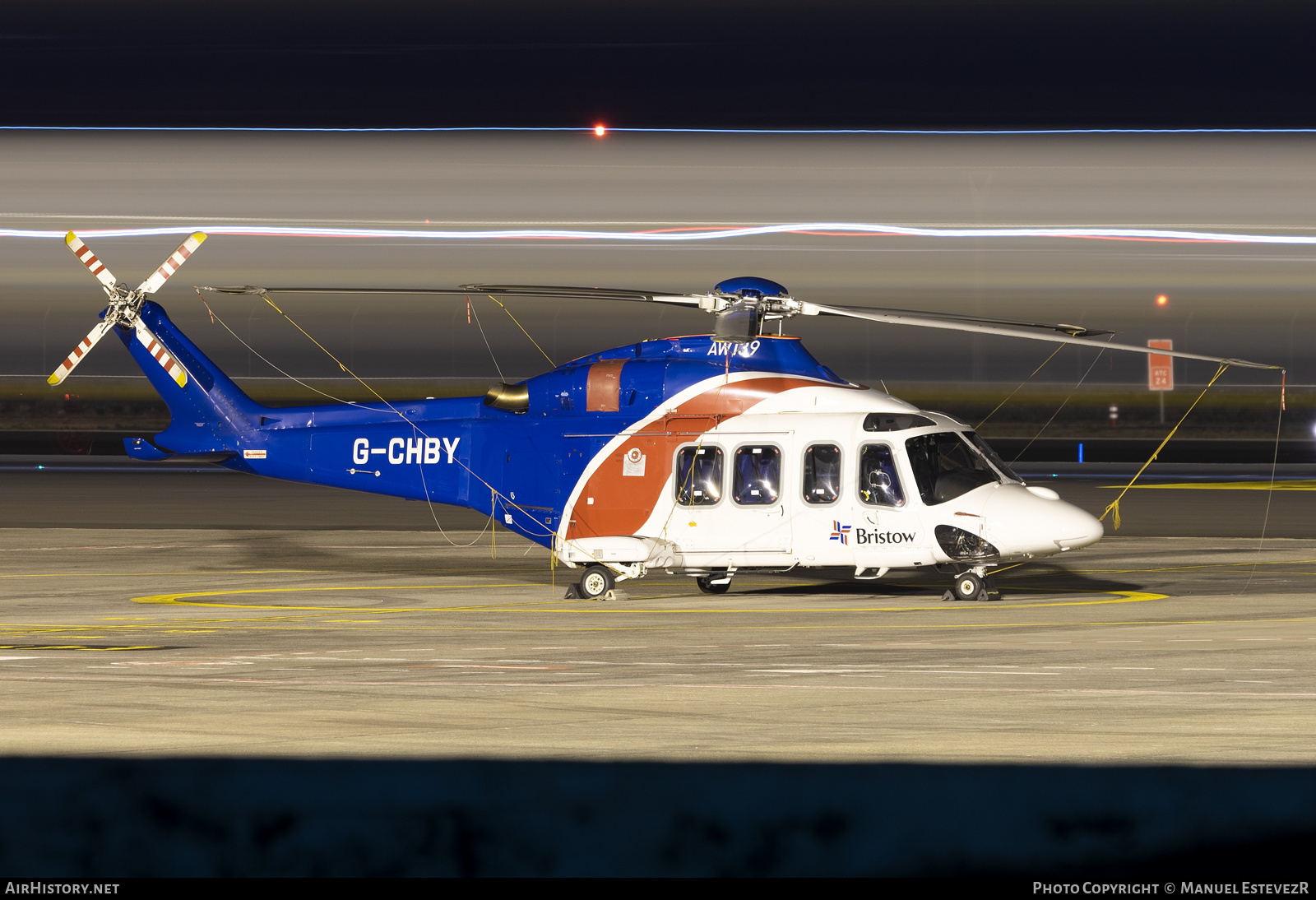 Aircraft Photo of G-CHBY | AgustaWestland AW-139 | Bristow Helicopters | AirHistory.net #653488