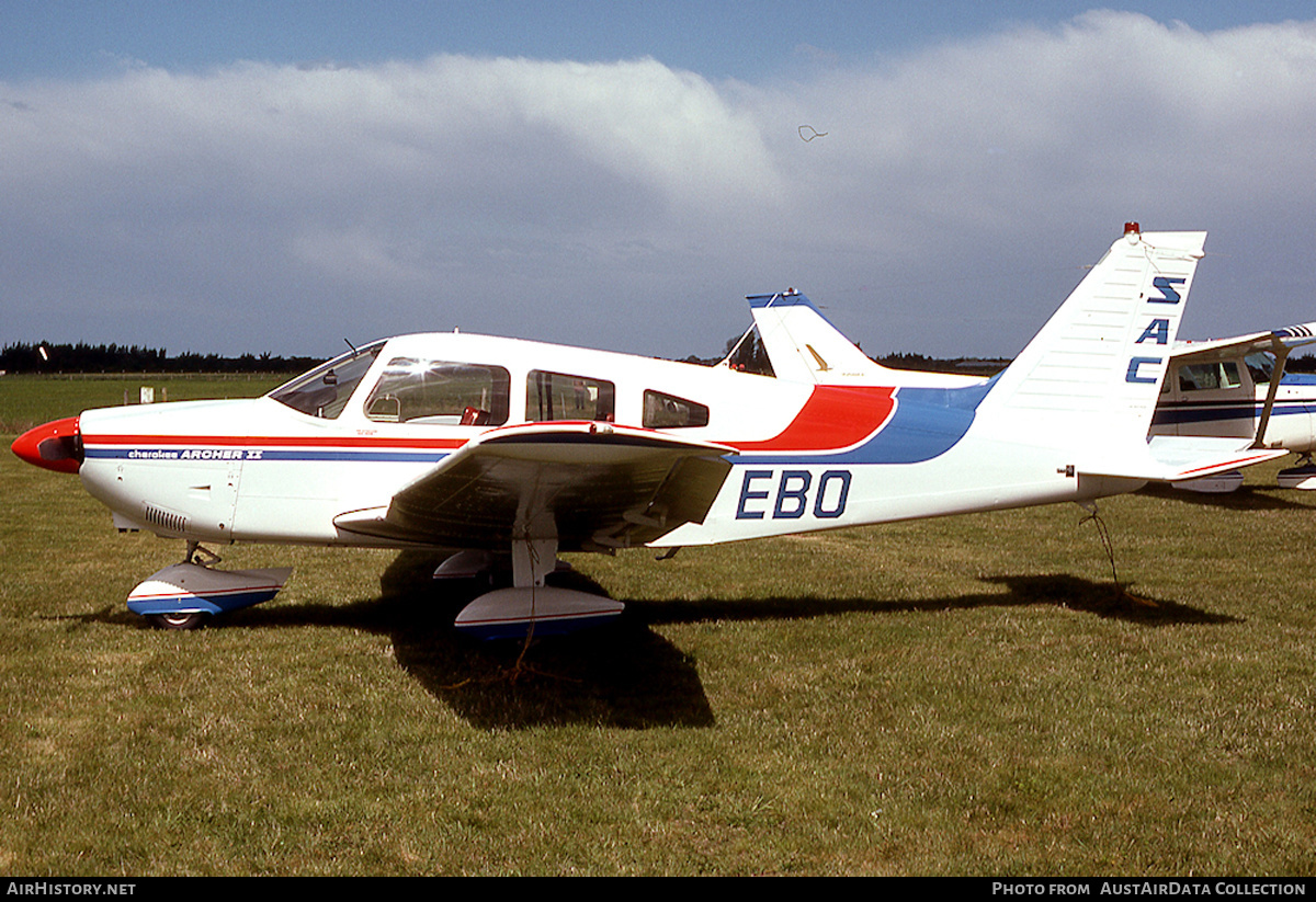 Aircraft Photo of ZK-EBO / EBO | Piper PA-28-181 Archer II | SAC - Southland Aero Club | AirHistory.net #653497