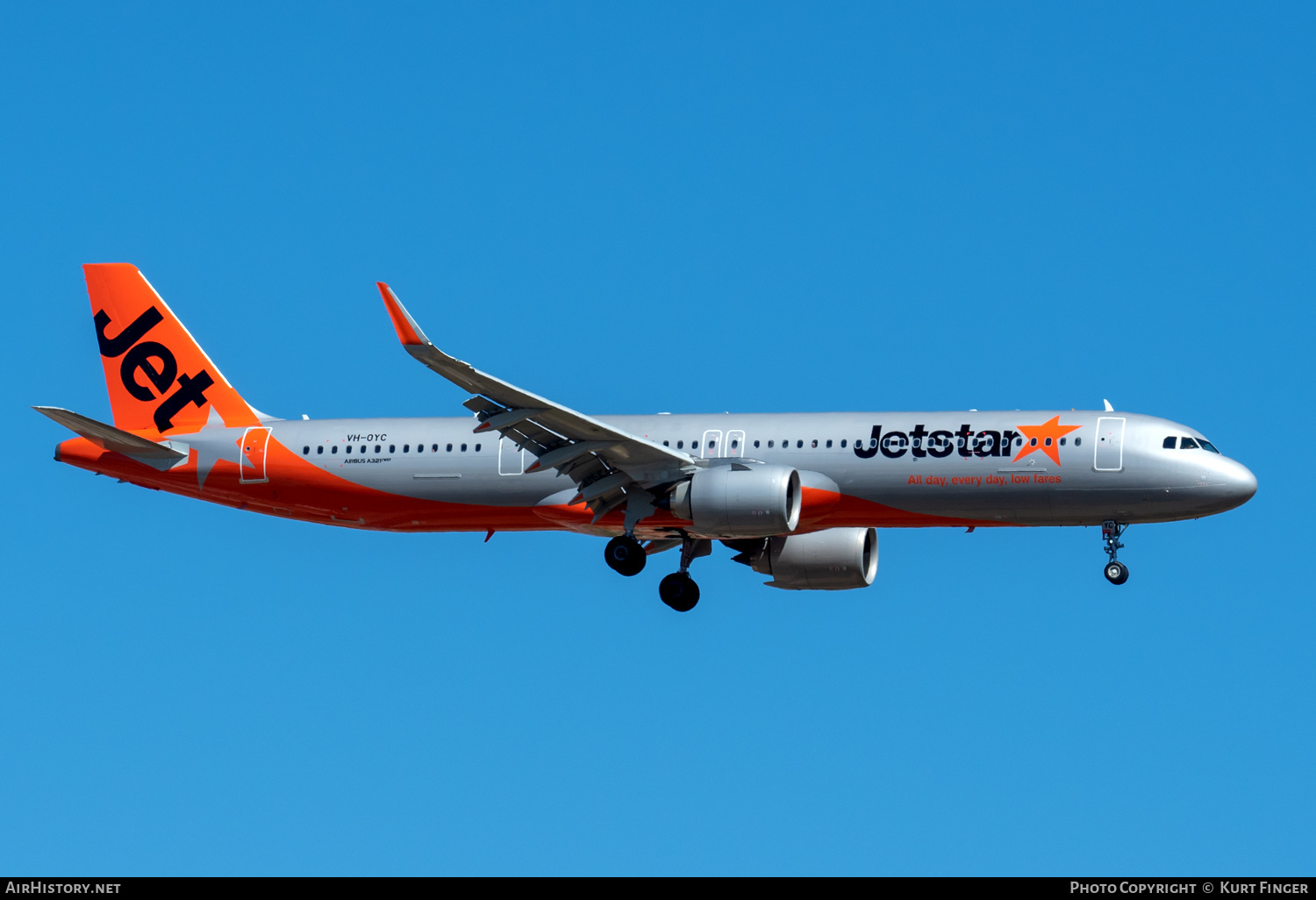 Aircraft Photo of VH-OYC | Airbus A321-251NX | Jetstar Airways | AirHistory.net #653520