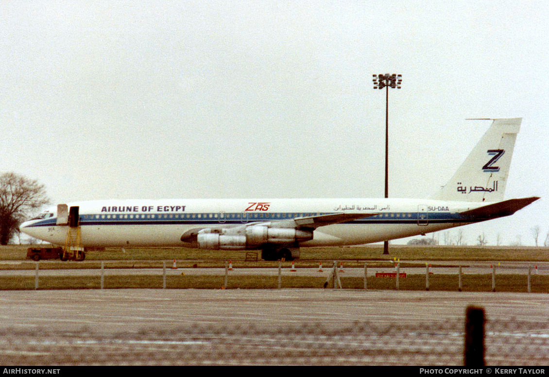 Aircraft Photo of SU-DAA | Boeing 707-328C | ZAS Airline of Egypt | AirHistory.net #653531