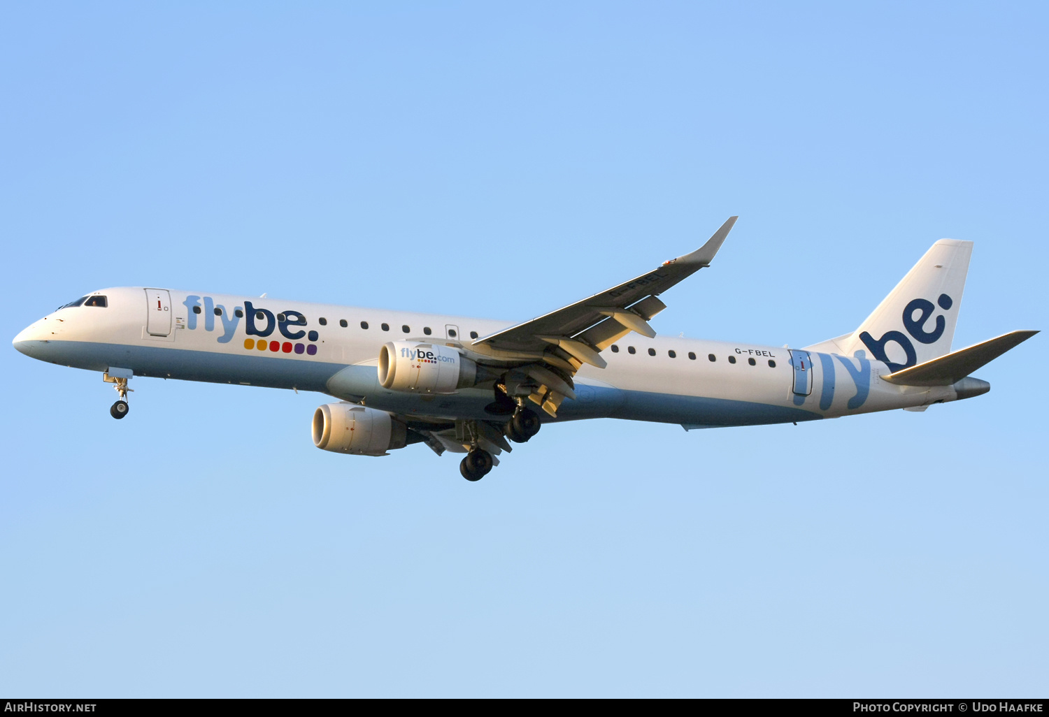 Aircraft Photo of G-FBEL | Embraer 195LR (ERJ-190-200LR) | Flybe | AirHistory.net #653549