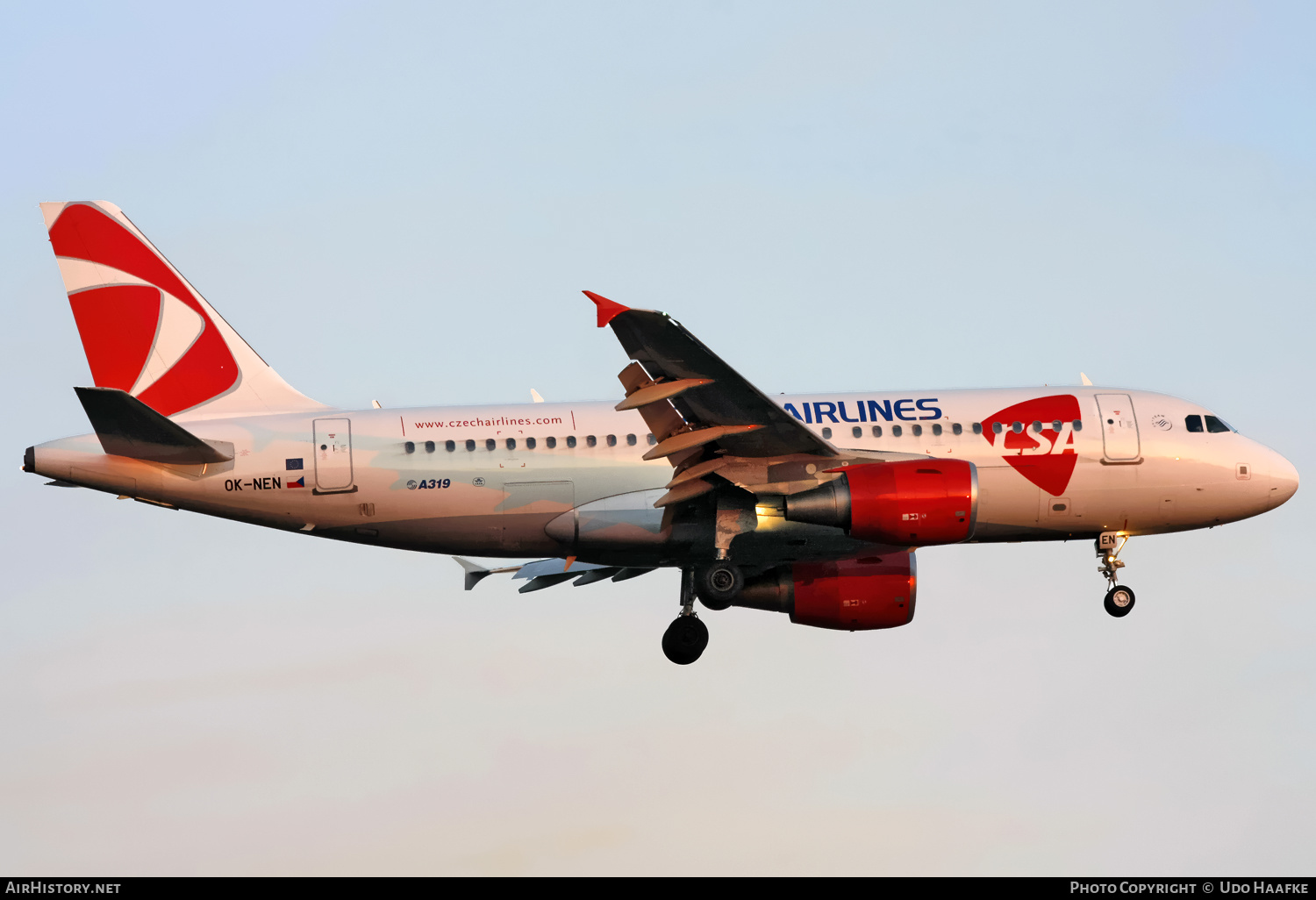 Aircraft Photo of OK-NEN | Airbus A319-112 | ČSA - Czech Airlines | AirHistory.net #653558