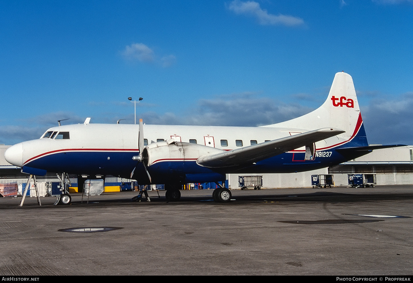 Aircraft Photo of N91237 | Convair 240-13 | Trans Florida Airlines - TFA | AirHistory.net #653570