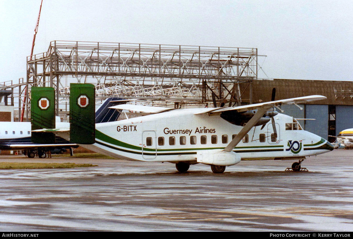 Aircraft Photo of G-BITX | Short 330-200 | Guernsey Airlines | AirHistory.net #653644