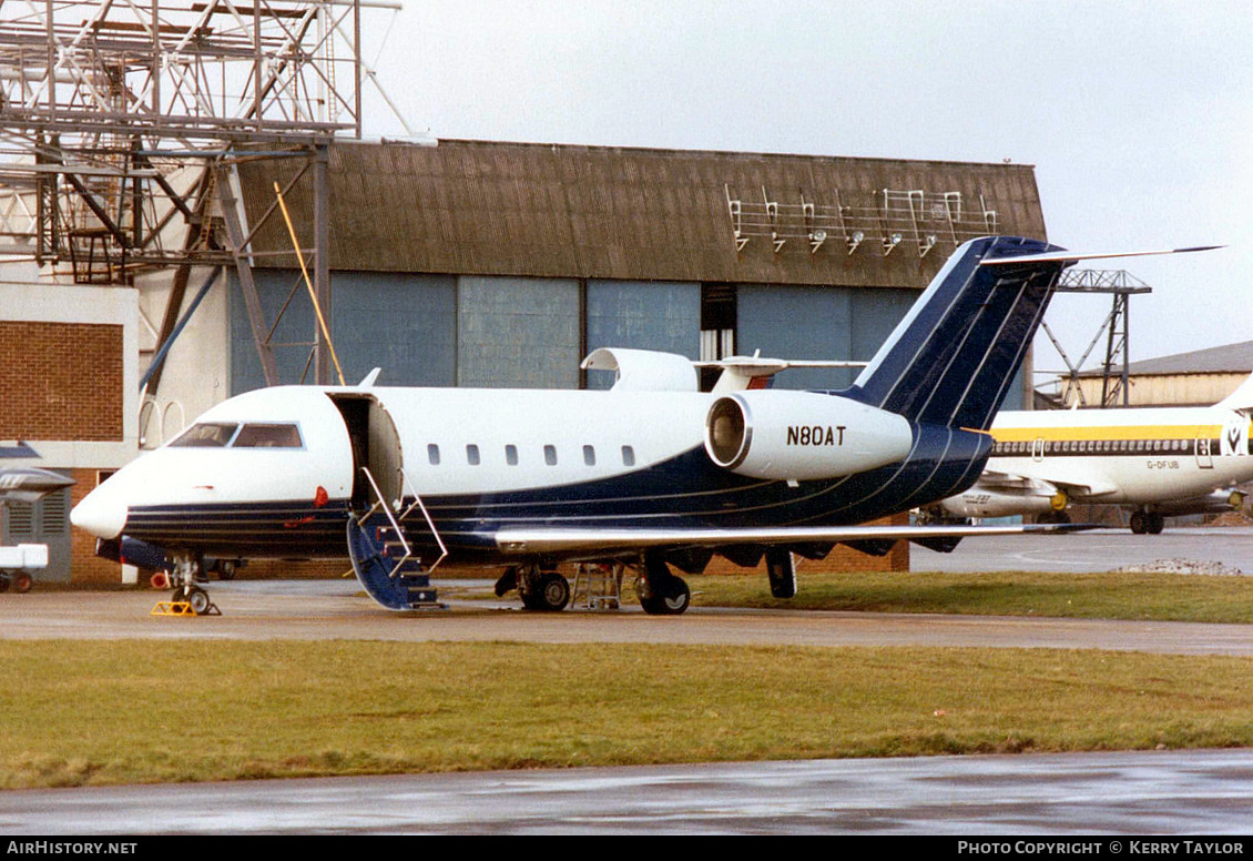 Aircraft Photo of N80AT | Canadair Challenger 600 (CL-600-1A11) | AirHistory.net #653646
