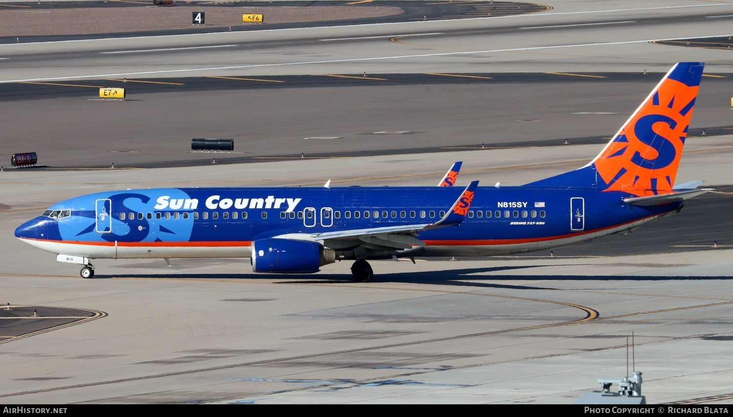 Aircraft Photo of N815SY | Boeing 737-8BK | Sun Country Airlines | AirHistory.net #653675
