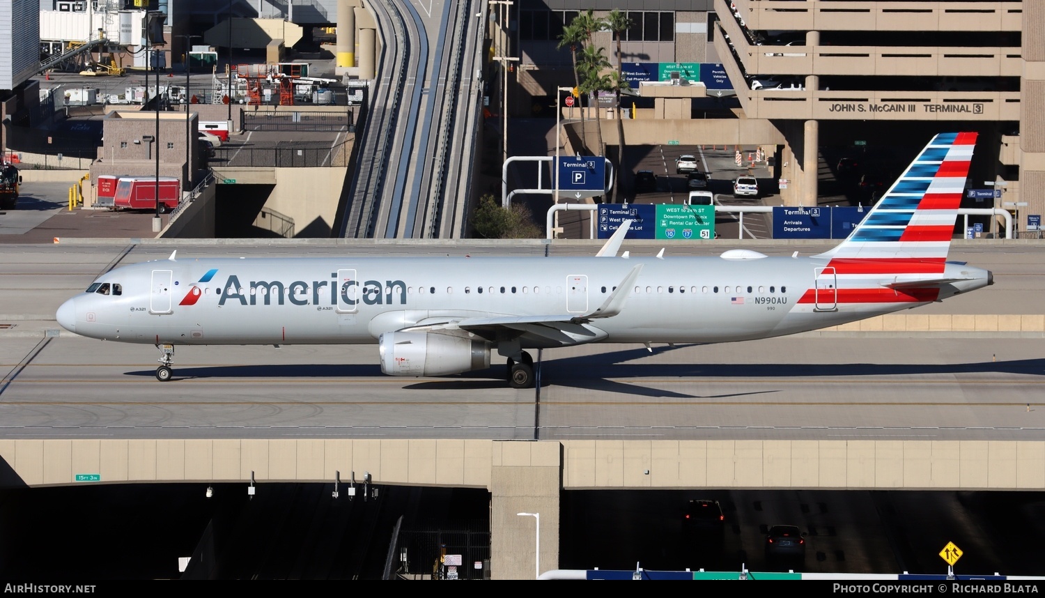 Aircraft Photo of N990AU | Airbus A321-231 | American Airlines | AirHistory.net #653678