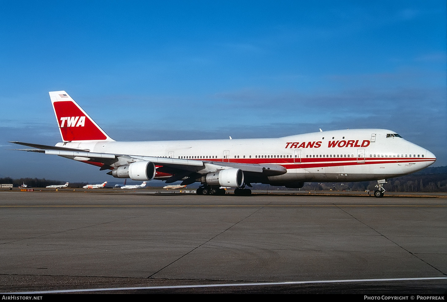 Aircraft Photo of N93119 | Boeing 747-131 | Trans World Airlines - TWA | AirHistory.net #653681