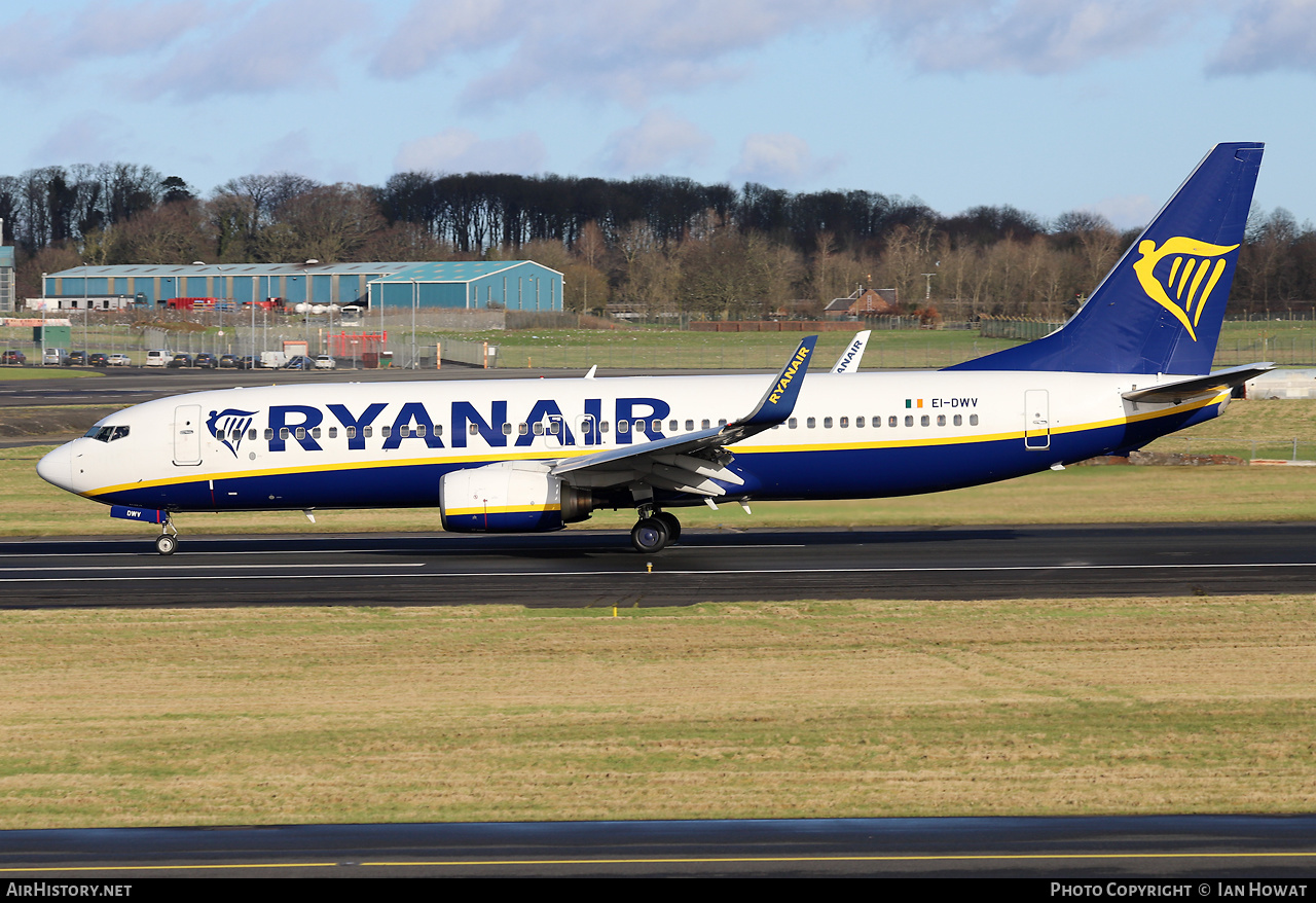 Aircraft Photo of EI-DWV | Boeing 737-8AS | Ryanair | AirHistory.net #653700