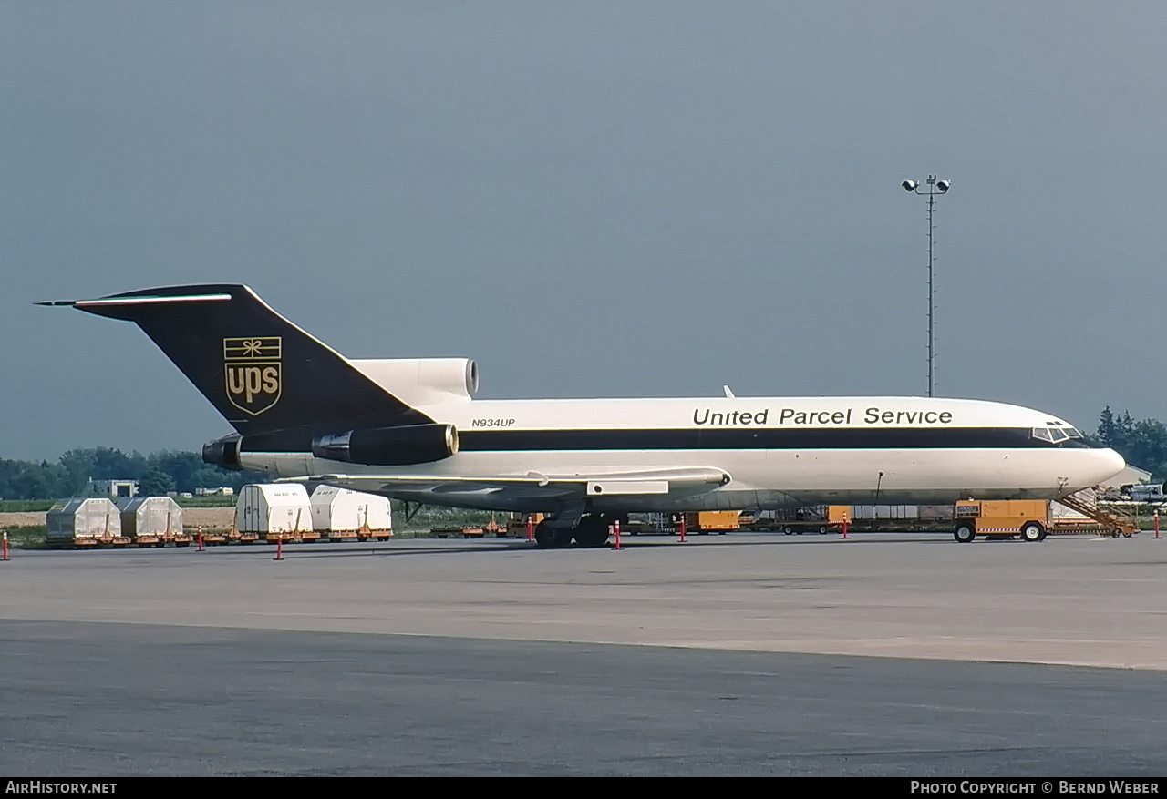 Aircraft Photo of N934UP | Boeing 727-21C | United Parcel Service - UPS | AirHistory.net #653723