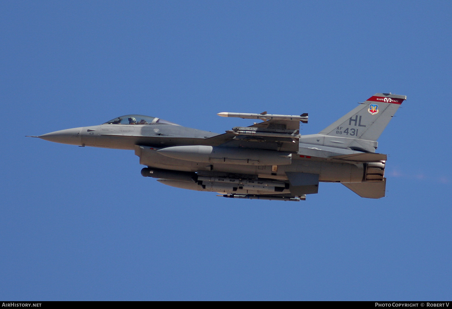 Aircraft Photo of 88-0431 / AF88-431 | Lockheed F-16CM Fighting Falcon | USA - Air Force | AirHistory.net #653735