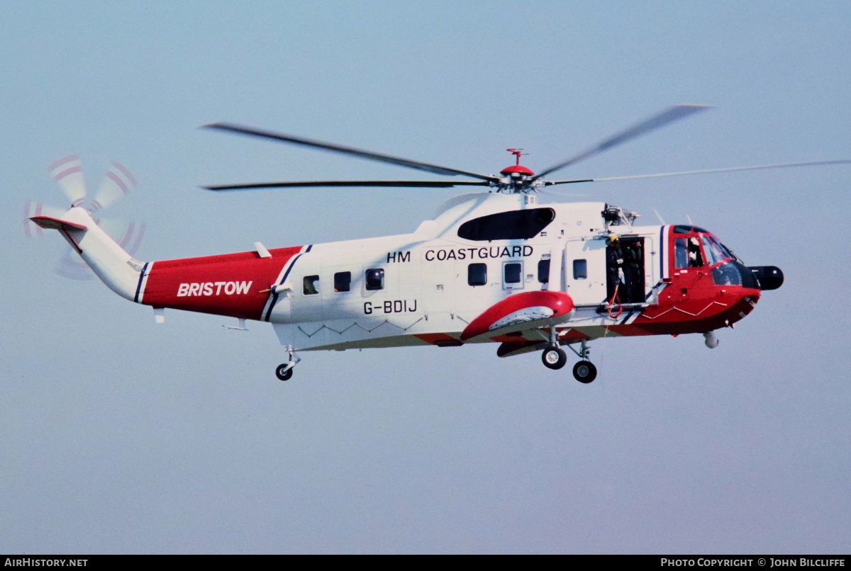 Aircraft Photo of G-BDIJ | Sikorsky S-61N MkII | HM Coastguard | AirHistory.net #653776