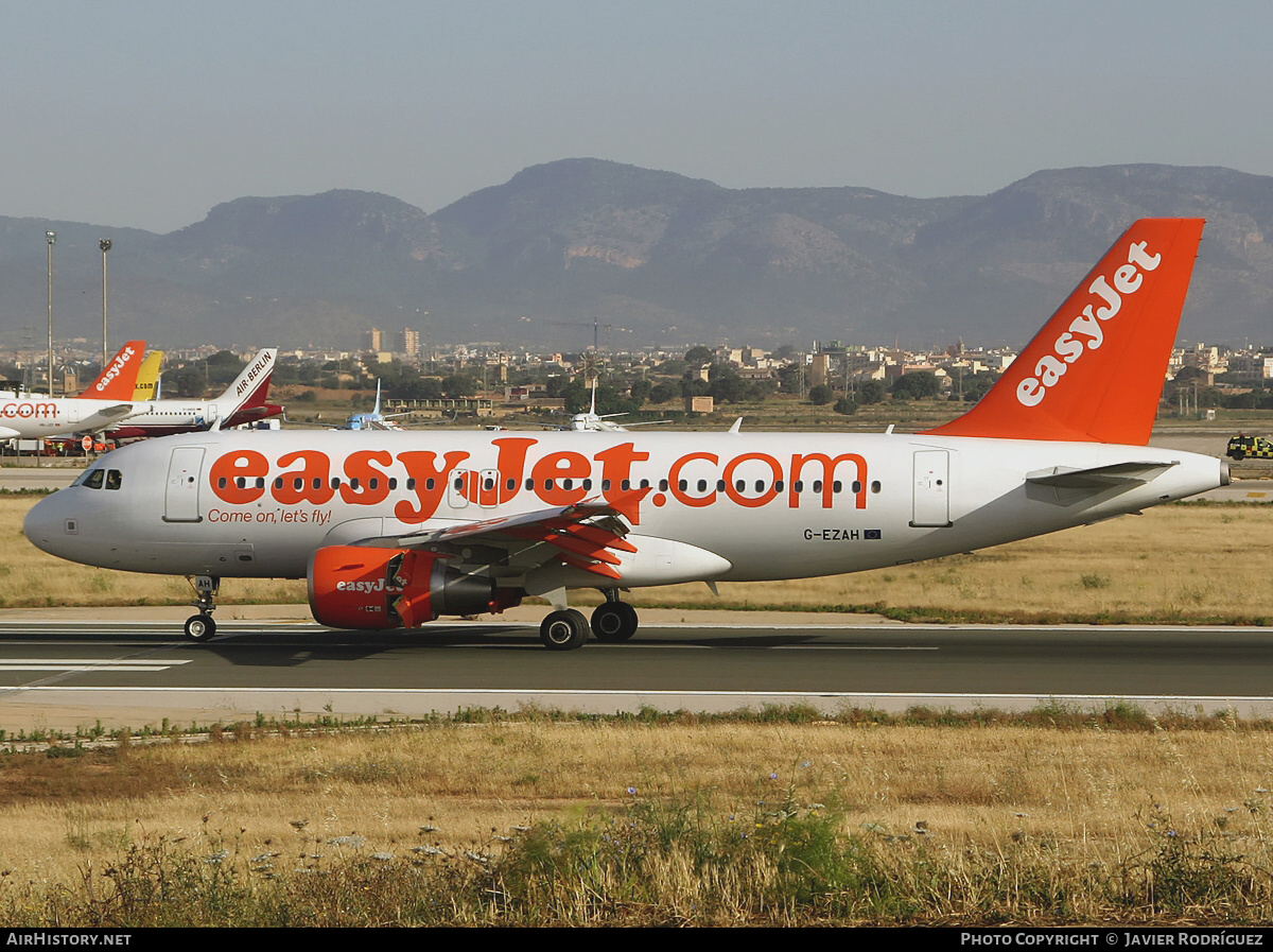 Aircraft Photo of G-EZAH | Airbus A319-111 | EasyJet | AirHistory.net #653785