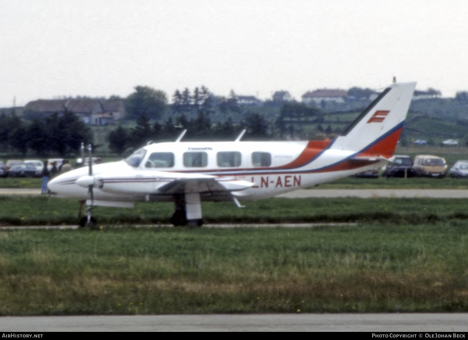 Aircraft Photo of LN-AEN | Piper PA-31-310 Navajo B | Fonnafly | AirHistory.net #653804