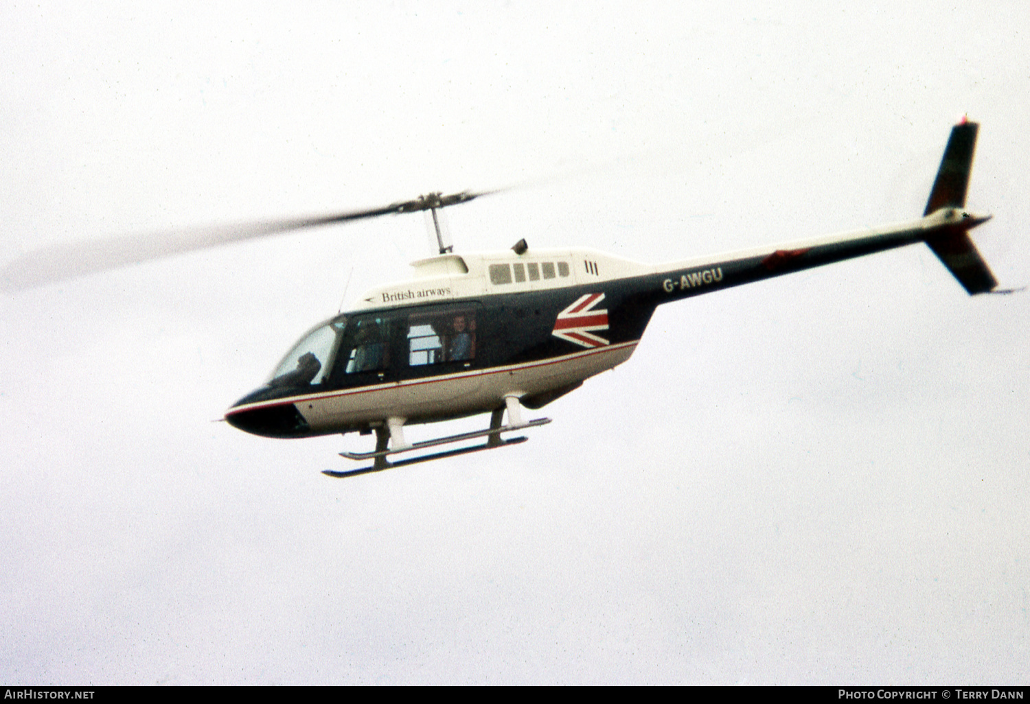 Aircraft Photo of G-AWGU | Bell AB-206B JetRanger II | British Airways Helicopters | AirHistory.net #653820