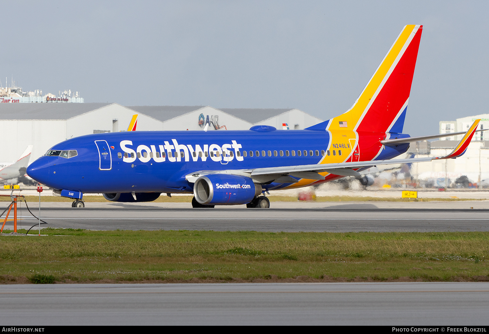 Aircraft Photo of N246LV | Boeing 737-7H4 | Southwest Airlines | AirHistory.net #653829