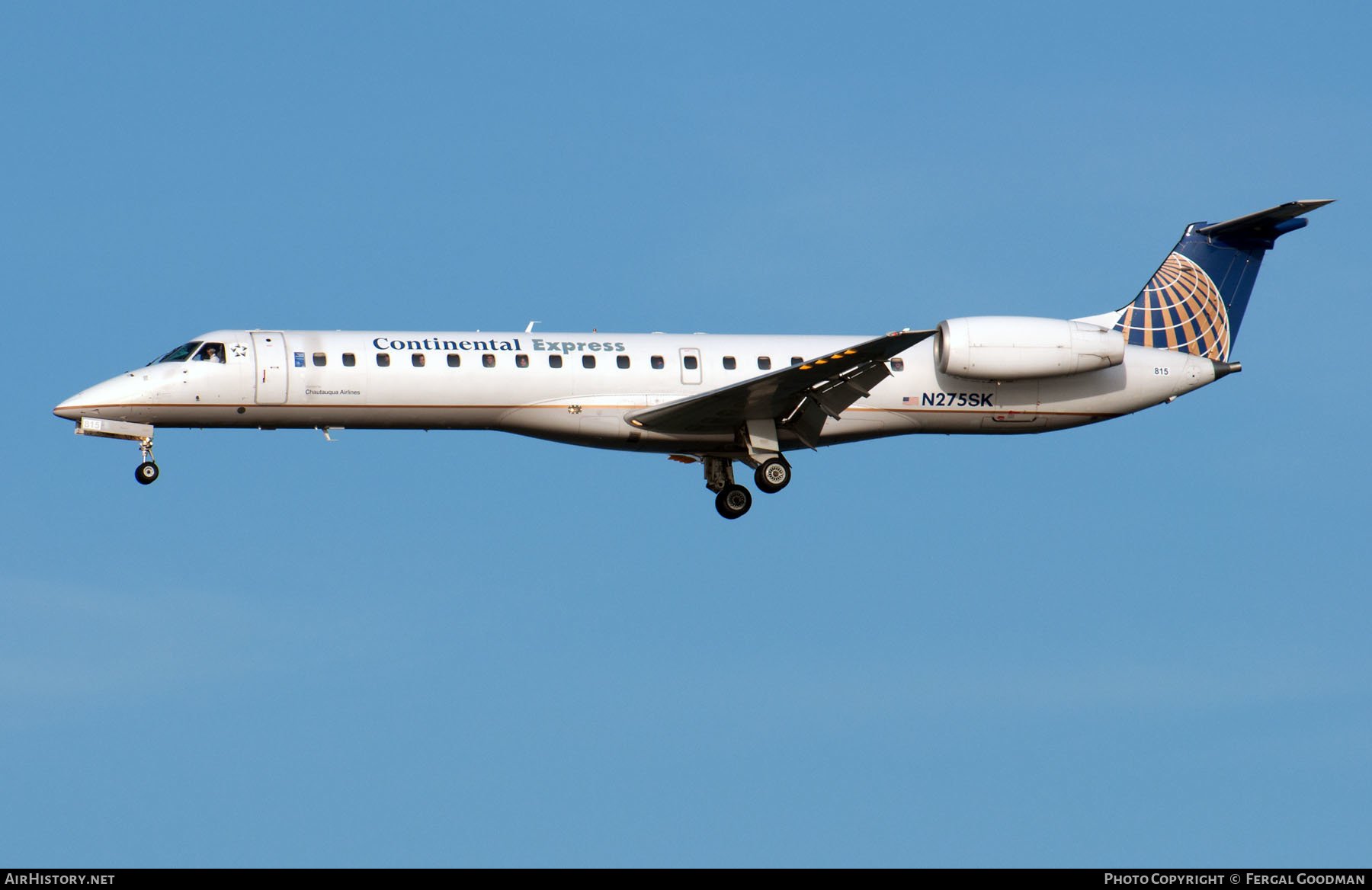 Aircraft Photo of N275SK | Embraer ERJ-145LR (EMB-145LR) | Continental Express | AirHistory.net #653836