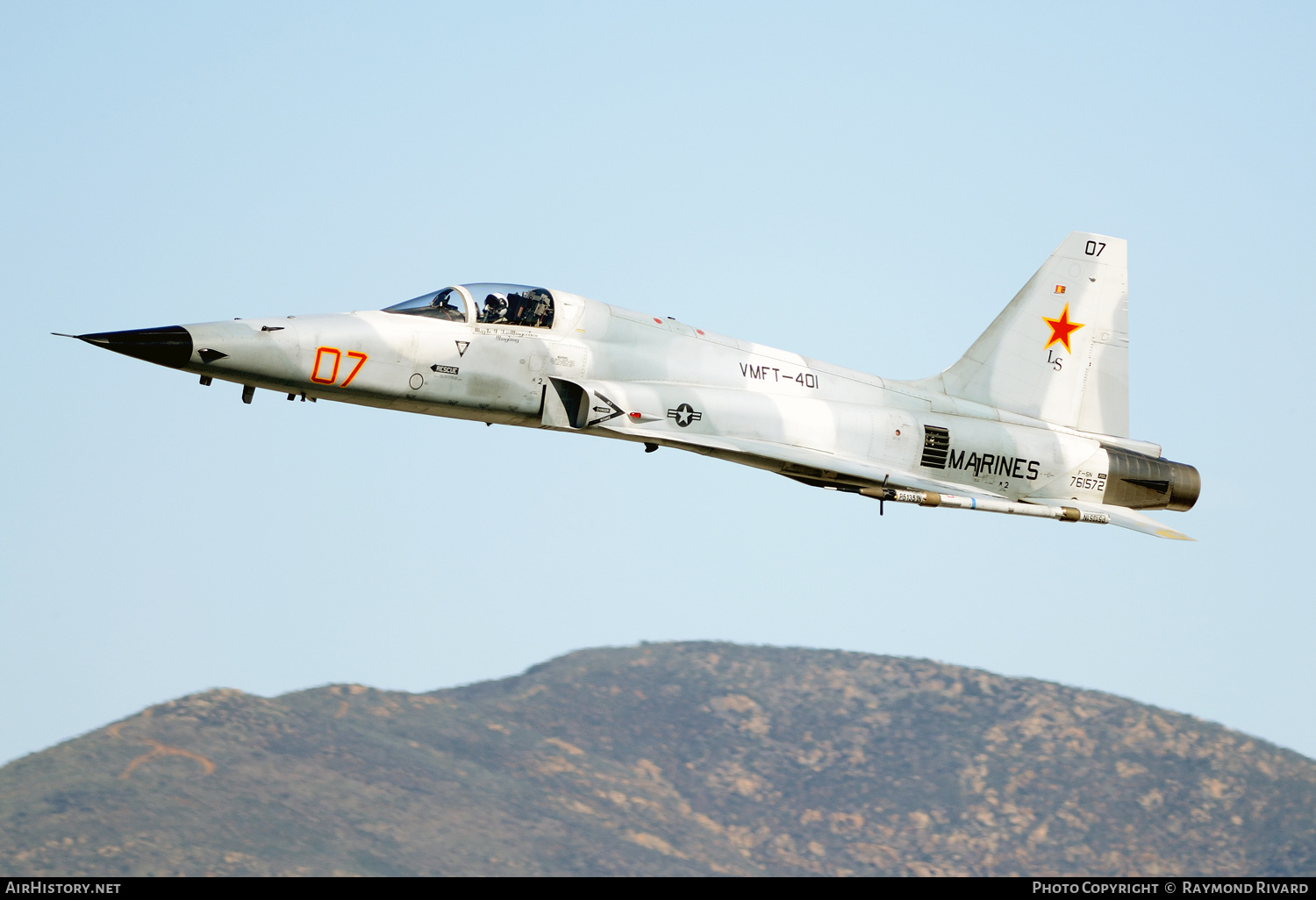 Aircraft Photo of 76-1572 / 761572 | Northrop F-5N Tiger II | USA - Marines | AirHistory.net #653883