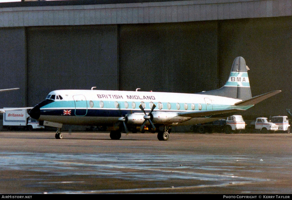 Aircraft Photo of G-BAPF | Vickers 814 Viscount | British Midland Airways - BMA | AirHistory.net #653970