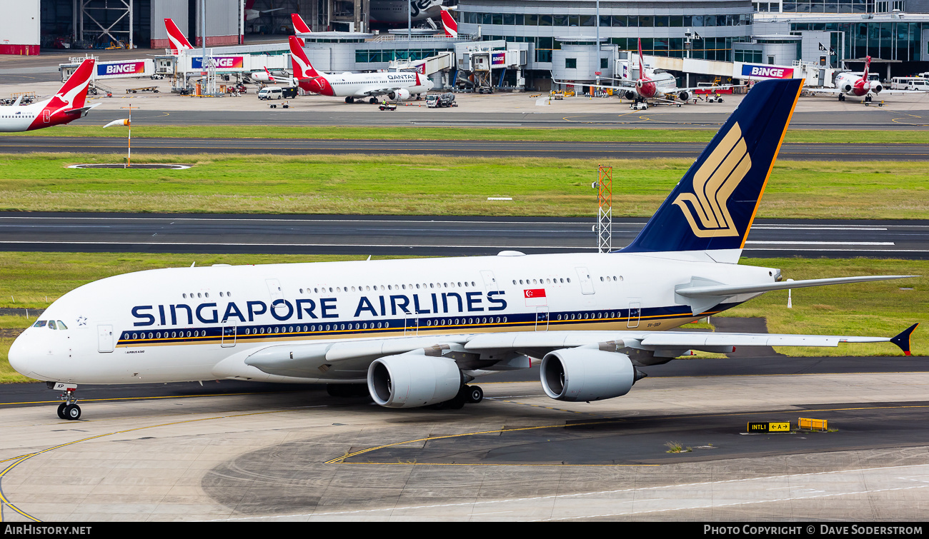 Aircraft Photo of 9V-SKP | Airbus A380-841 | Singapore Airlines | AirHistory.net #653974