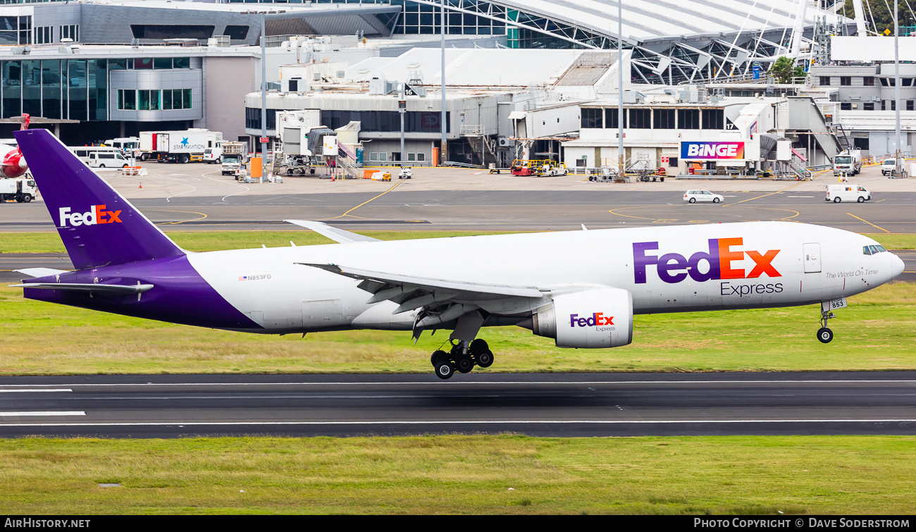 Aircraft Photo of N853FD | Boeing 777-FS2 | FedEx Express | AirHistory.net #653975