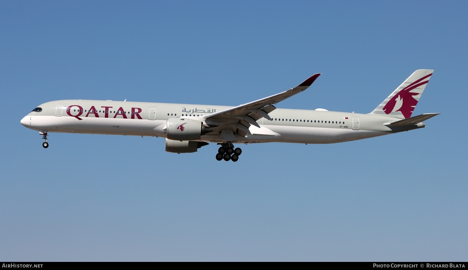 Aircraft Photo of A7-ANO | Airbus A350-1041 | Qatar Airways | AirHistory.net #653987