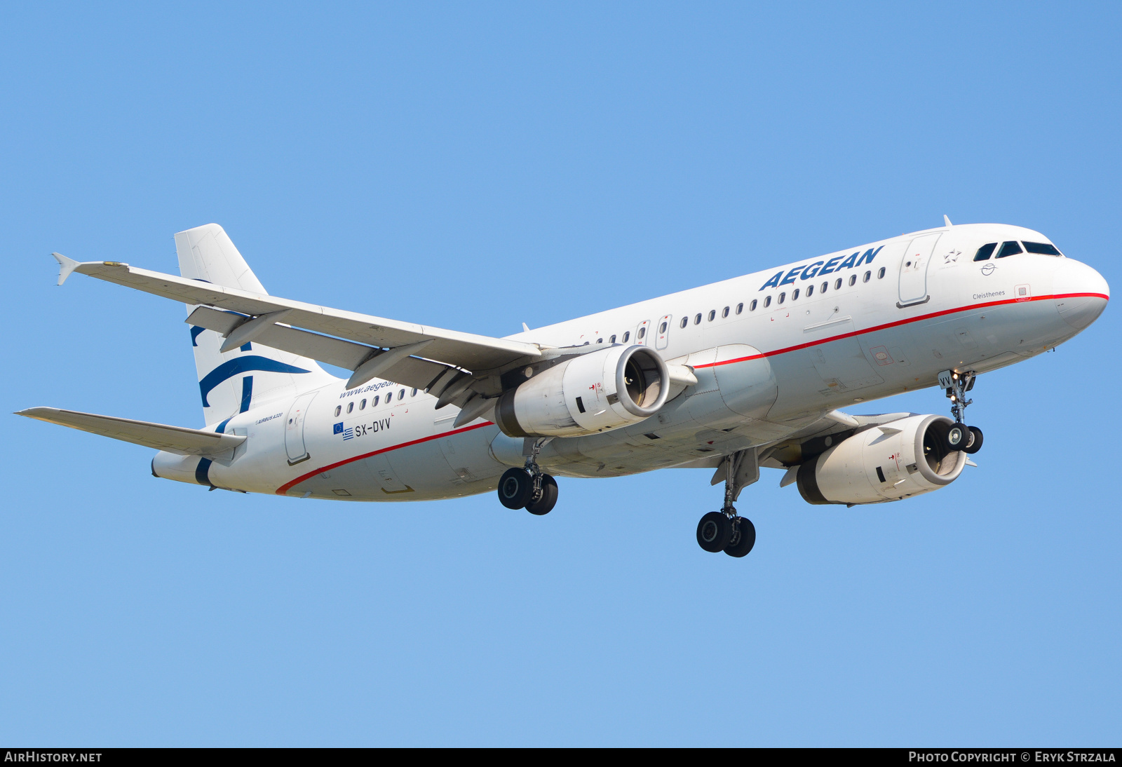 Aircraft Photo of SX-DVV | Airbus A320-232 | Aegean Airlines | AirHistory.net #653999