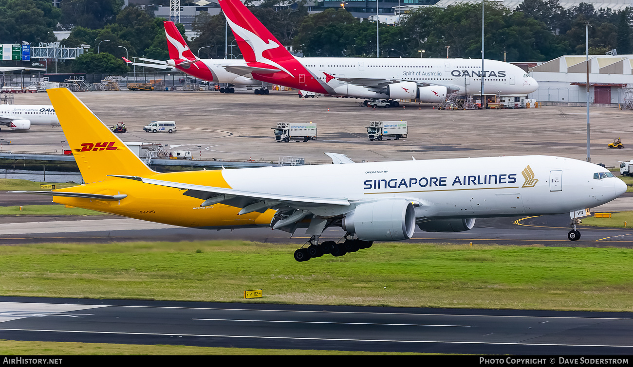 Aircraft Photo of 9V-DHD | Boeing 777-F | Singapore Airlines | AirHistory.net #654002