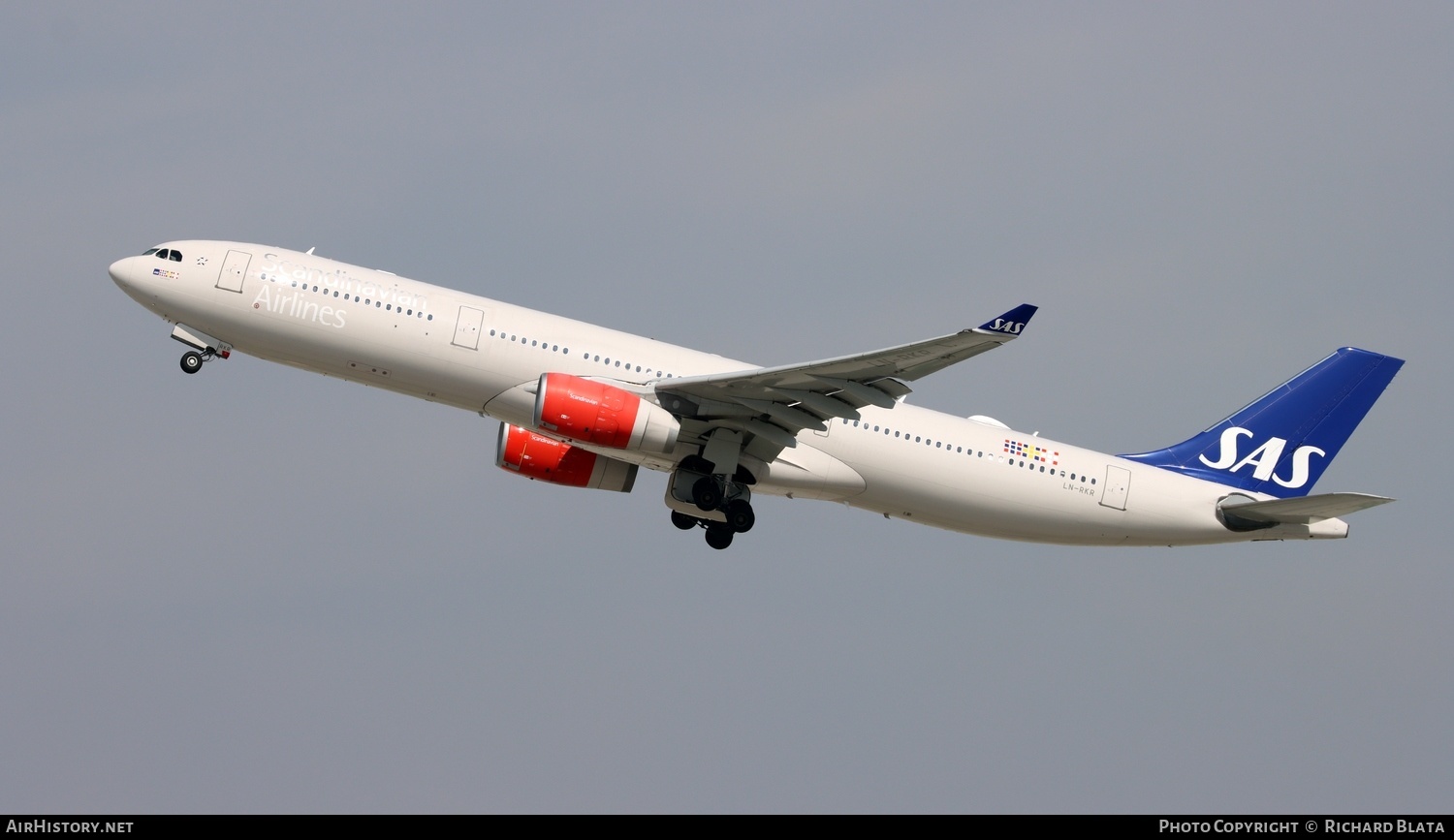Aircraft Photo of LN-RKR | Airbus A330-343E | Scandinavian Airlines - SAS | AirHistory.net #654040