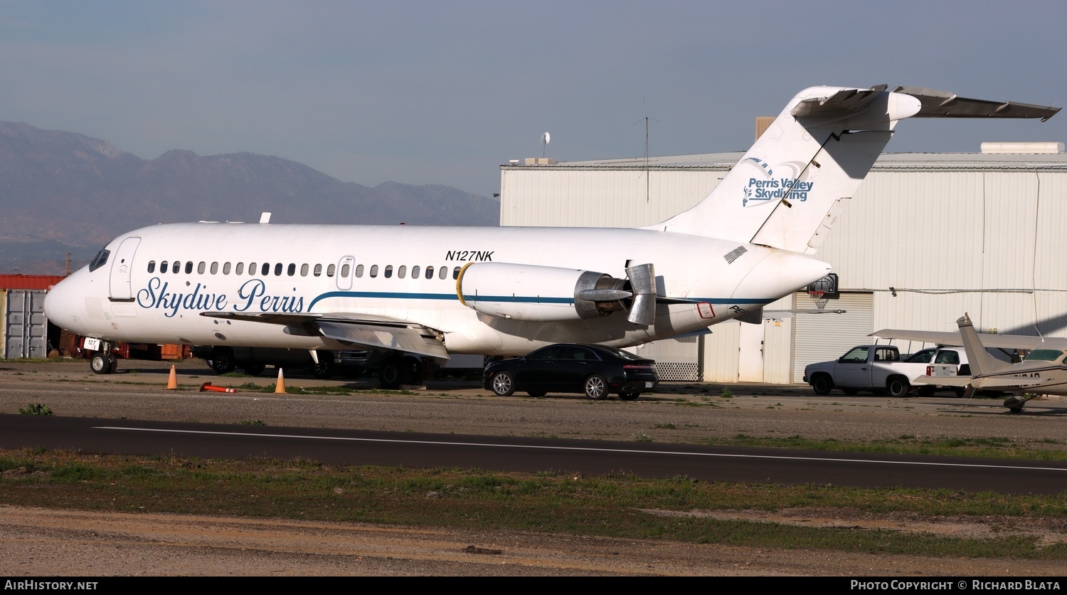 Aircraft Photo of N127NK | McDonnell Douglas DC-9-21 | Skydive Perris | AirHistory.net #654042