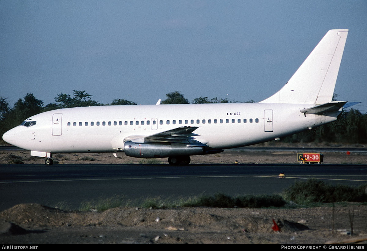 Aircraft Photo of EX-027 | Boeing 737-2T4/Adv | AirHistory.net #654045