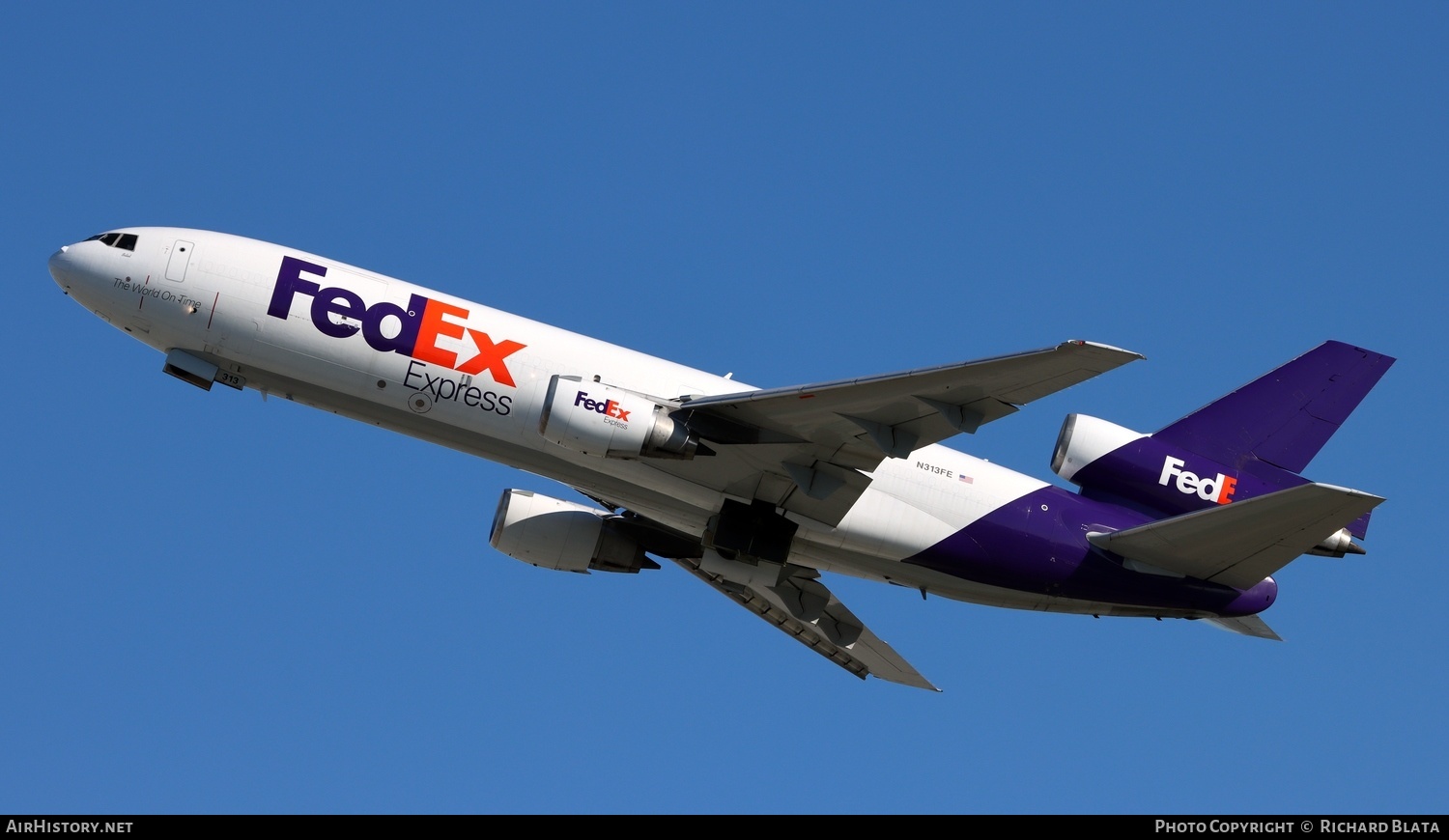 Aircraft Photo of N313FE | McDonnell Douglas DC-10-30F | FedEx Express - Federal Express | AirHistory.net #654050