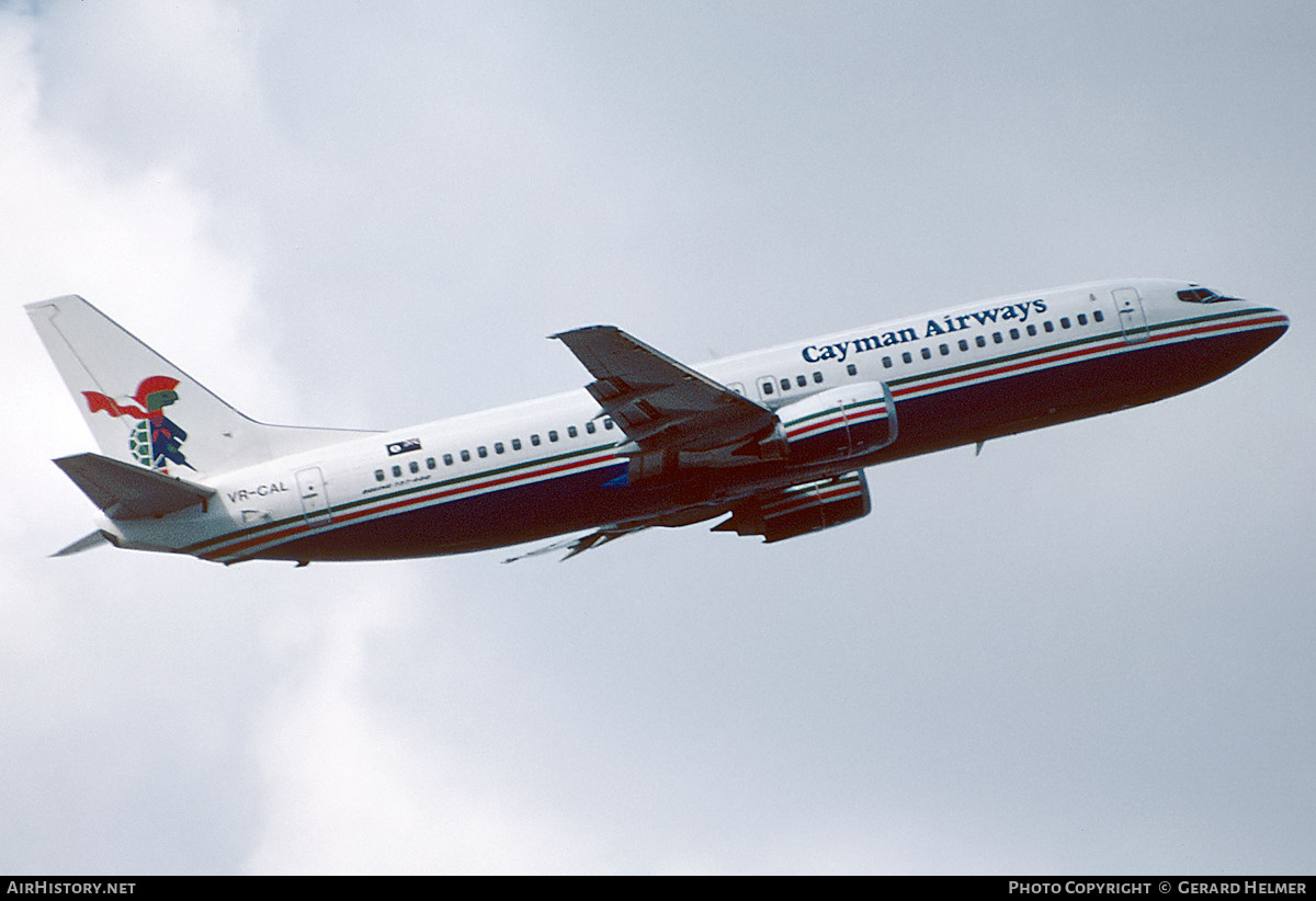 Aircraft Photo of VR-CAL | Boeing 737-4Y0 | Cayman Airways | AirHistory.net #654054