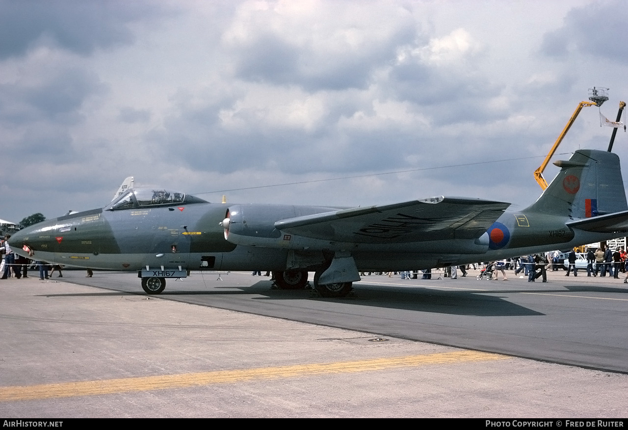 Aircraft Photo of XH167 | English Electric Canberra PR9 | UK - Air Force | AirHistory.net #654070