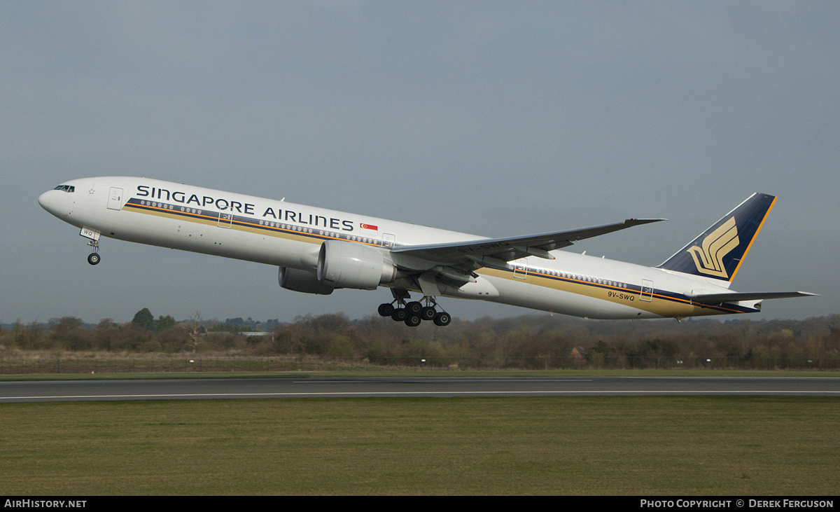 Aircraft Photo of 9V-SWQ | Boeing 777-312/ER | Singapore Airlines | AirHistory.net #654080