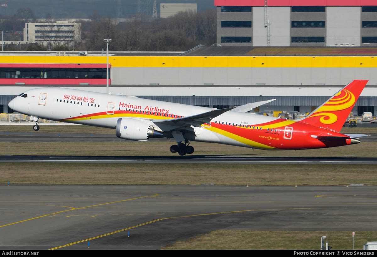 Aircraft Photo of B-1138 | Boeing 787-9 Dreamliner | Hainan Airlines | AirHistory.net #654081