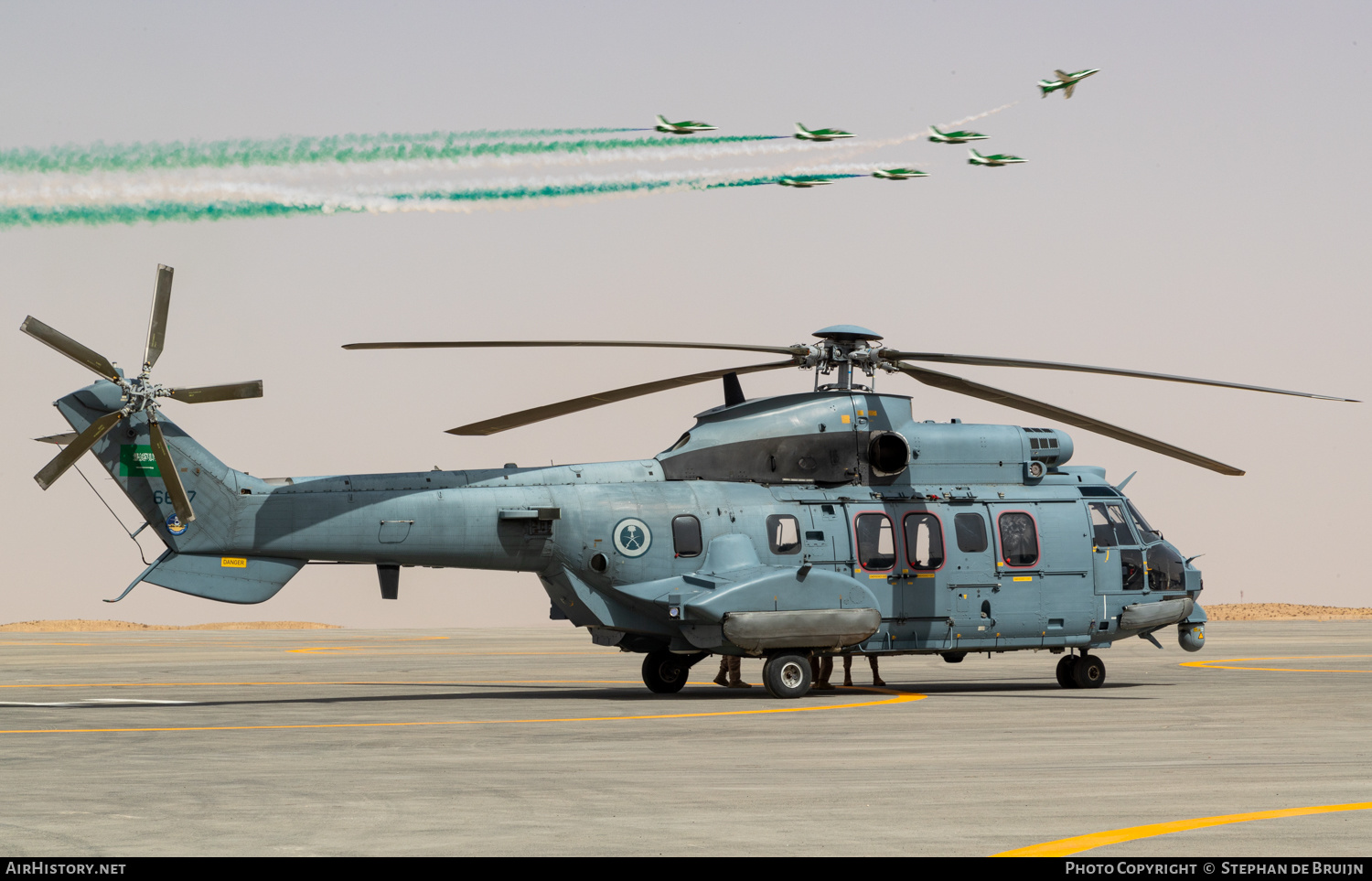 Aircraft Photo of 6607 | Airbus Helicopters H-215 | Saudi Arabia - Air Force | AirHistory.net #654083