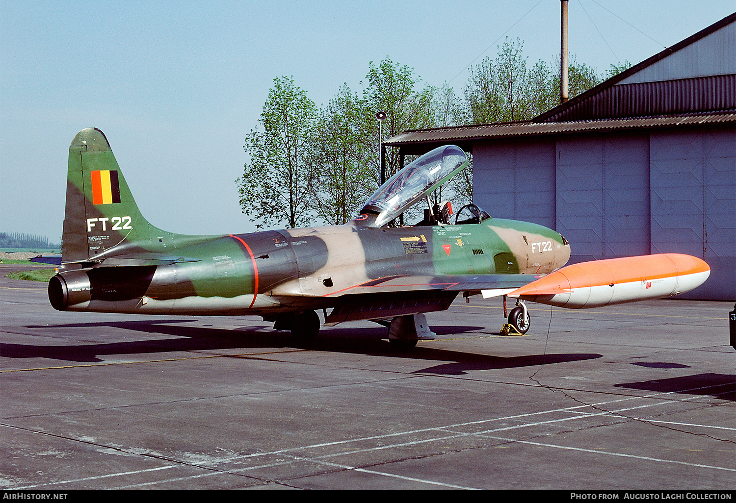 Aircraft Photo of FT22 | Lockheed T-33A | Belgium - Air Force | AirHistory.net #654090