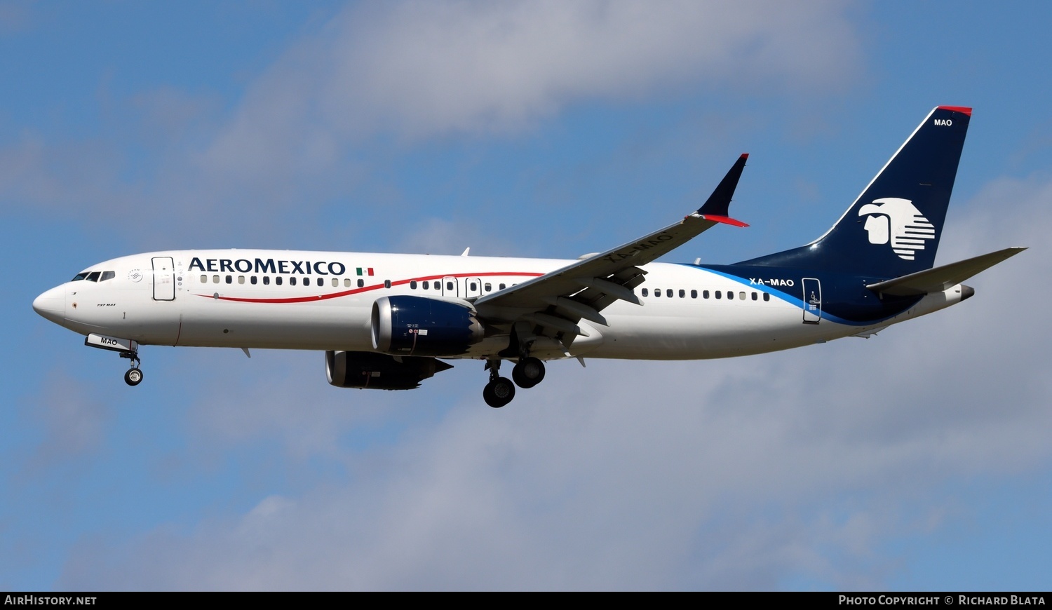 Aircraft Photo of XA-MAO | Boeing 737-8 Max 8 | AeroMéxico | AirHistory.net #654091