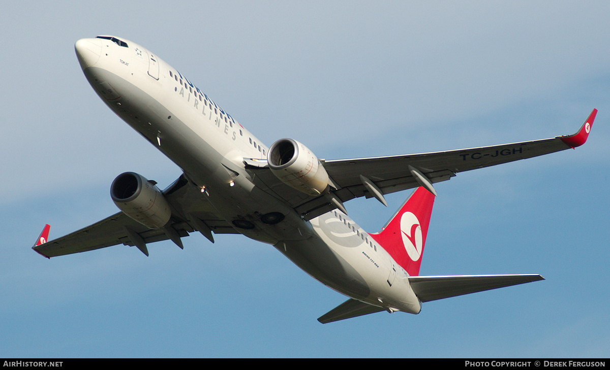 Aircraft Photo of TC-JGH | Boeing 737-8F2 | Turkish Airlines | AirHistory.net #654105