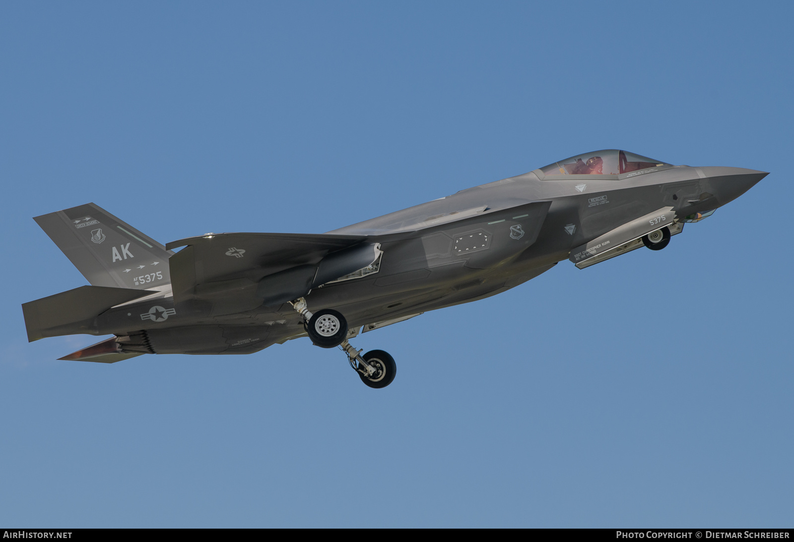 Aircraft Photo of 18-5375 / AF18-5375 | Lockheed Martin F-35A Lightning II | USA - Air Force | AirHistory.net #654114