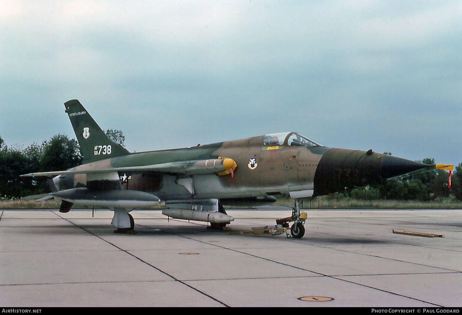 Aircraft Photo of 59-1738 / 59-738 | Republic F-105D Thunderchief | USA - Air Force | AirHistory.net #654133