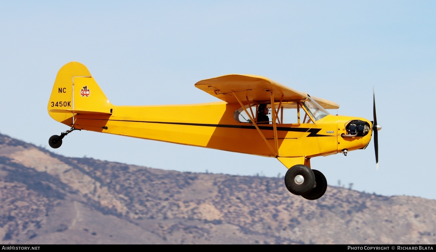 Aircraft Photo of NC3450K / N3450K | Piper J-3C-65 Cub | AirHistory.net #654147