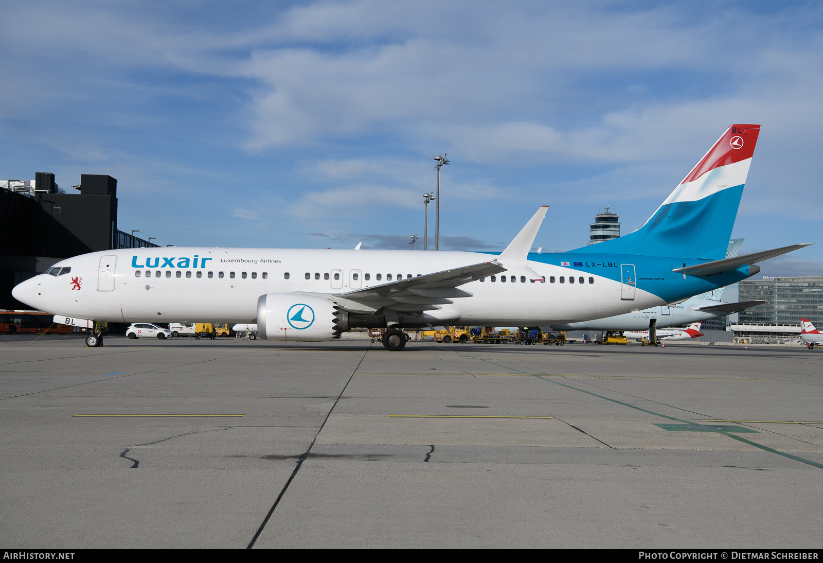 Aircraft Photo of LX-LBL | Boeing 737-8 Max 8 | Luxair | AirHistory.net #654163